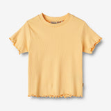 Wheat Main T-Shirt S/S Irene Jersey Tops and T-Shirts 5001 pale apricot