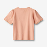 Wheat Main T-Shirt S/S Iris Jersey Tops and T-Shirts 2563 soft coral