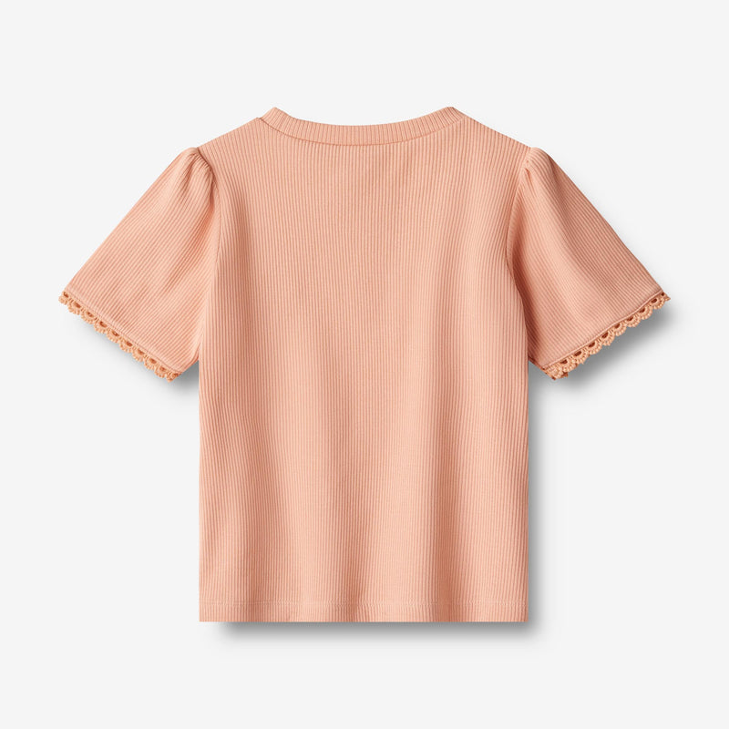 Wheat Main T-Shirt S/S Iris Jersey Tops and T-Shirts 2563 soft coral