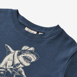 Wheat Main T-Shirt S/S Kristian Jersey Tops and T-Shirts 1042 blue waves