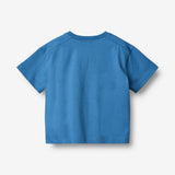 Wheat Main T-Shirt S/S Lauge Jersey Tops and T-Shirts 1043 blue