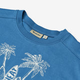 Wheat Main T-Shirt S/S Lauge Jersey Tops and T-Shirts 1043 blue