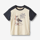 Wheat Main T-Shirt S/S Laurits Jersey Tops and T-Shirts 1477 shell