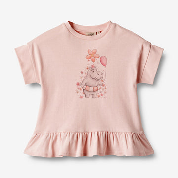 Wheat Main T-Shirt S/S Lulu Jersey Tops and T-Shirts 2281 rose ballet