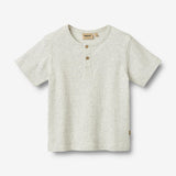 Wheat Main T-Shirt S/S Lumi T-Shirt 0224 melange grey