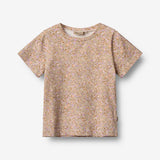 Wheat Main T-Shirt S/S Manna T-Shirt 9409 lilac flower meadow