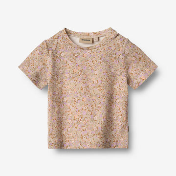 Wheat Main T-Shirt S/S Manna T-Shirt 9409 lilac flower meadow