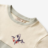 Wheat Main T-Shirt S/S Oliver Jersey Tops and T-Shirts 1475 sea mist