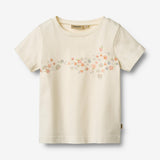 Wheat Main T-Shirt S/S Print Tessa Jersey Tops and T-Shirts 3182 ivory 