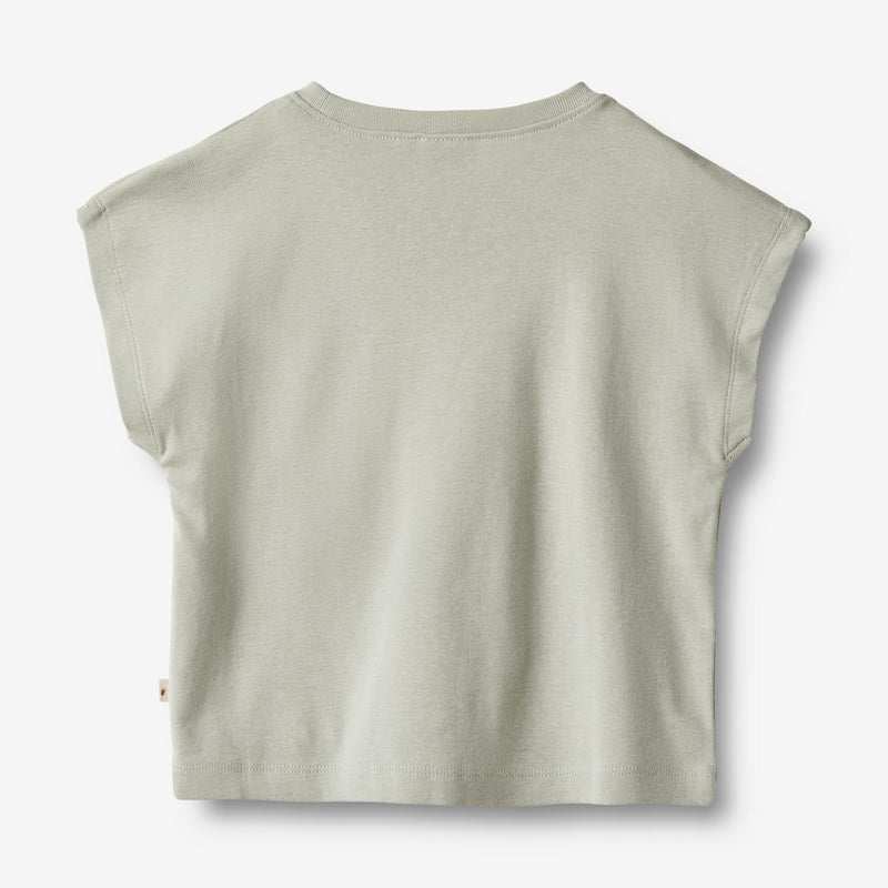 Wheat Main T-Shirt S/S Signe Jersey Tops and T-Shirts 1475 sea mist
