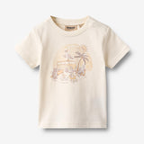 Wheat Main T-Shirt S/S Sonny Jersey Tops and T-Shirts 3182 ivory 