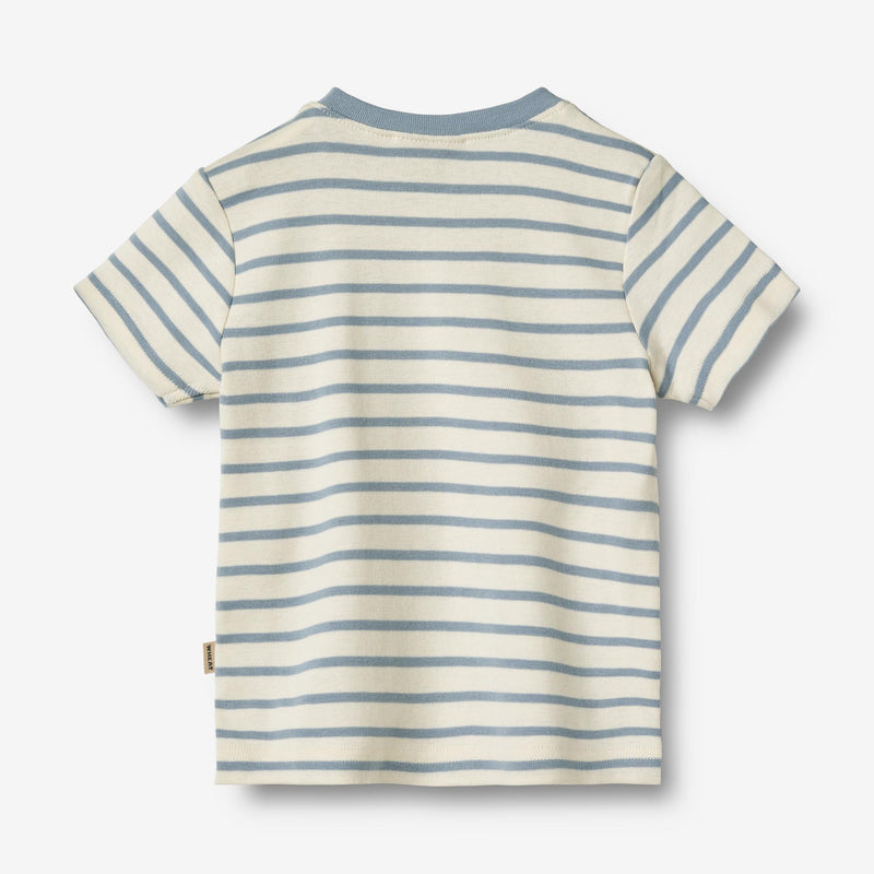 Wheat Main T-Shirt S/S Tobias | Baby Jersey Tops and T-Shirts 1479 shell stripe