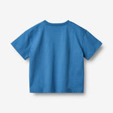 Wheat Main T-Shirt S/S Wally Jersey Tops and T-Shirts 1043 blue