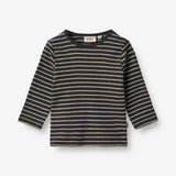 Wheat Main T-Shirt Stig | Baby Jersey Tops and T-Shirts 1433 navy stripe