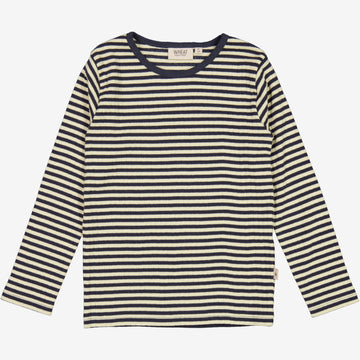 Wheat Main  T-Shirt Striped LS Jersey Tops and T-Shirts 1387 midnight stripe