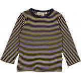 Wheat Main T-Shirt Striped LS Jersey Tops and T-Shirts 1378 midnight blue