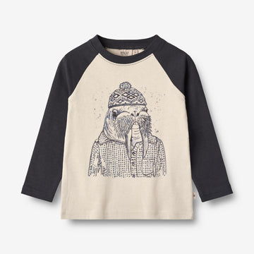 Wheat Main T-Shirt Walrus Jersey Tops and T-Shirts 1432 navy