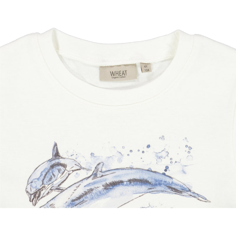 Wheat Main T-Shirt Whales Jersey Tops and T-Shirts 3180 off white