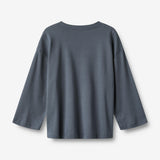 Wheat Main T-shirt L/S Axe Print T-Shirt 1292 greyblue