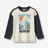 Wheat Main T-shirt L/S Beck Jersey Tops and T-Shirts 3129 eggshell