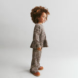 Wheat Main T-shirt L/S Carolina Jersey Tops and T-Shirts 9565 purple stone flowers