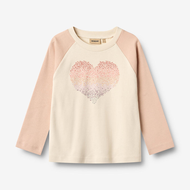 Wheat Main T-shirt L/S Darrin Jersey Tops and T-Shirts 2032 rose dust