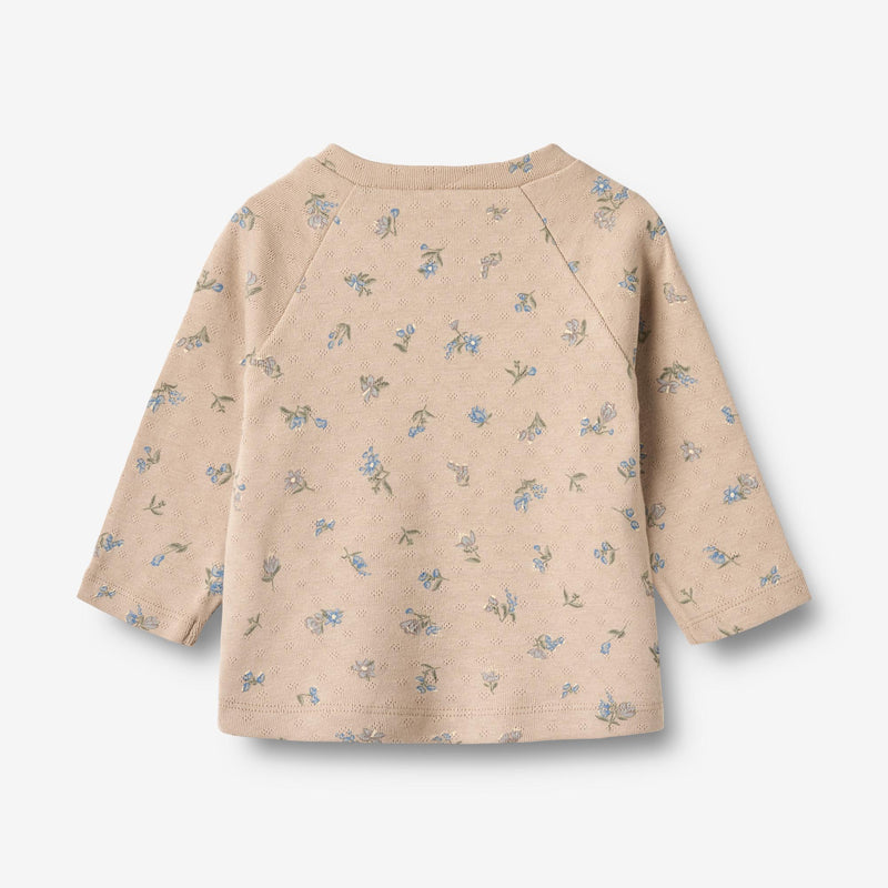 Wheat Main T-shirt L/S Darrin Jersey Tops and T-Shirts 9573 warm sand flowers