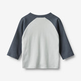 Wheat Main T-shirt L/S Darrin Block T-Shirt 9686 mellow sky