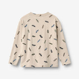 Wheat Main T-shirt L/S Ebbe T-Shirt 9214 cars