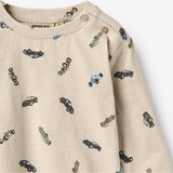 Wheat Main T-shirt L/S Ebbe T-Shirt 9214 cars