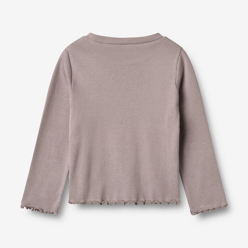 Wheat Main T-shirt L/S Else Jersey Tops and T-Shirts 9531 dusty purple