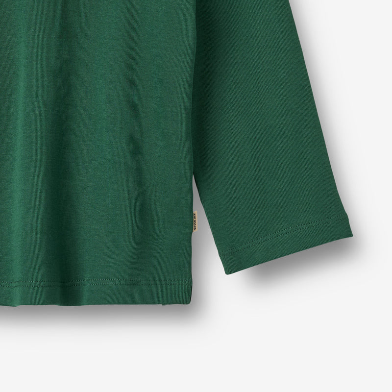 Wheat Main T-shirt L/S Holger Jersey Tops and T-Shirts 9558 kale