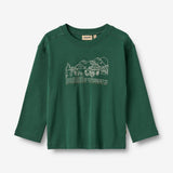 Wheat Main T-shirt L/S Holger Jersey Tops and T-Shirts 9558 kale