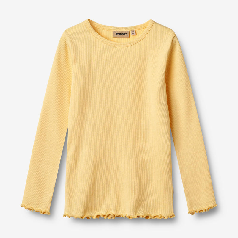 Wheat Main T-shirt L/S Ida T-Shirt 9425 golden yellow