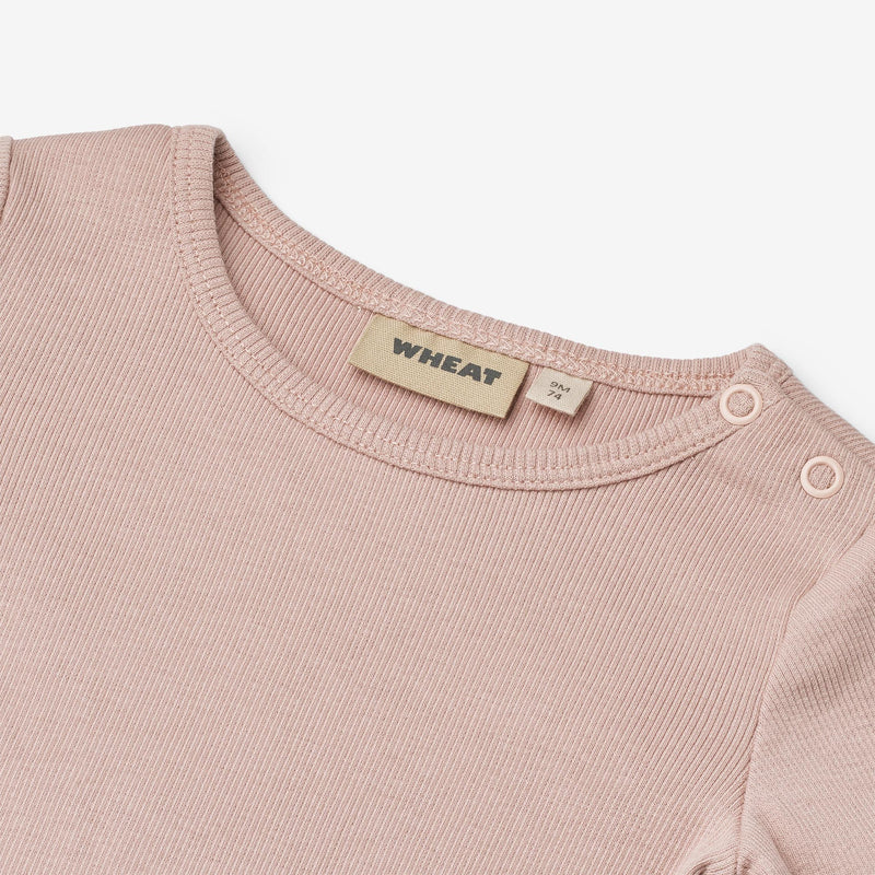 Wheat Main T-shirt L/S Ida Jersey Tops and T-Shirts 2487 rose powder