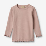 Wheat Main T-shirt L/S Ida Jersey Tops and T-Shirts 2487 rose powder