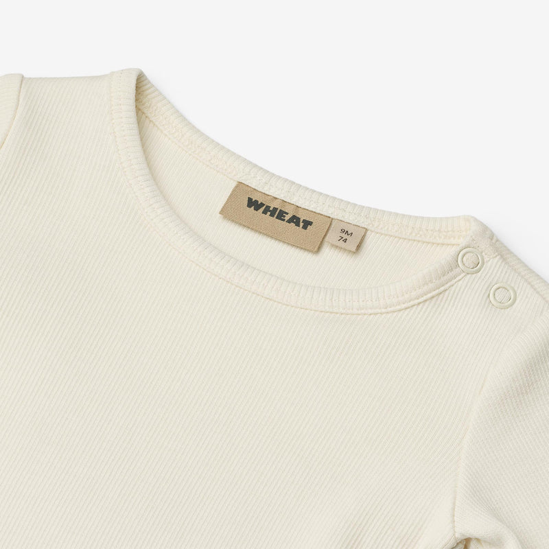 Wheat Main T-shirt L/S Ida Jersey Tops and T-Shirts 3182 ivory 
