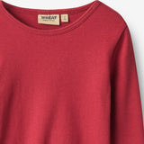 Wheat Main T-shirt L/S Ida T-Shirt 9697 red cherry
