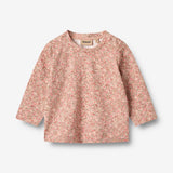 Wheat Main T-shirt L/S Manna Jersey Tops and T-Shirts 9566 rose dust flower meadow