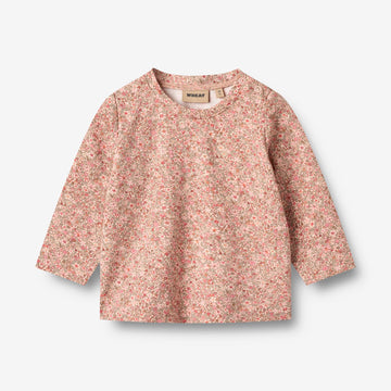 Wheat Main T-shirt L/S Manna Jersey Tops and T-Shirts 9566 rose dust flower meadow