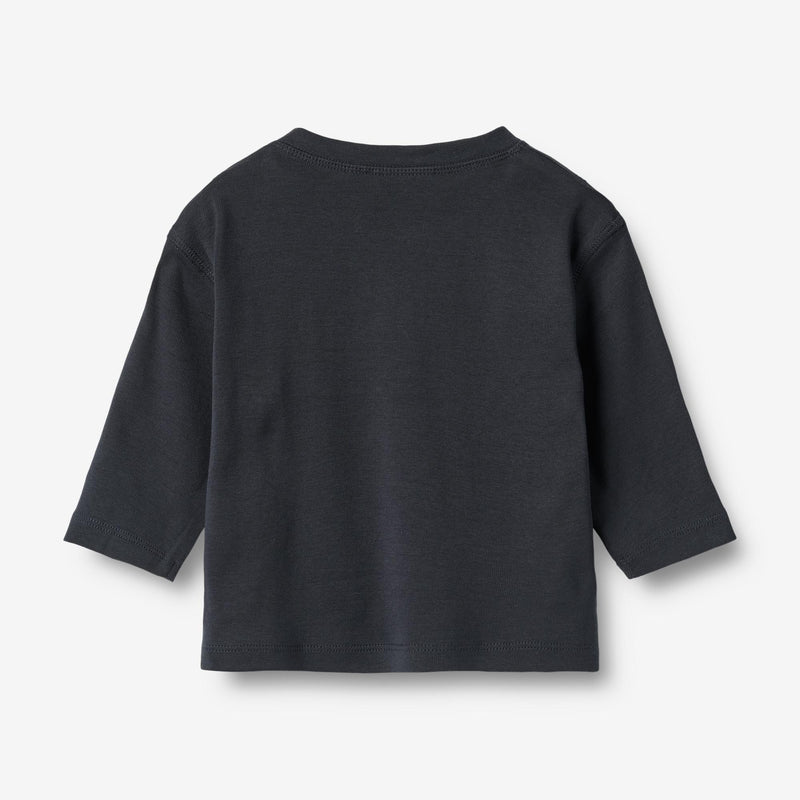 Wheat Main T-shirt L/S Monty Jersey Tops and T-Shirts 1432 navy