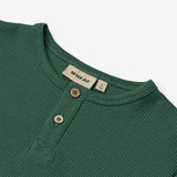 Wheat Main T-shirt L/S Morris Jersey Tops and T-Shirts 4140 green