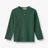 Wheat Main T-shirt L/S Morris Jersey Tops and T-Shirts 4140 green