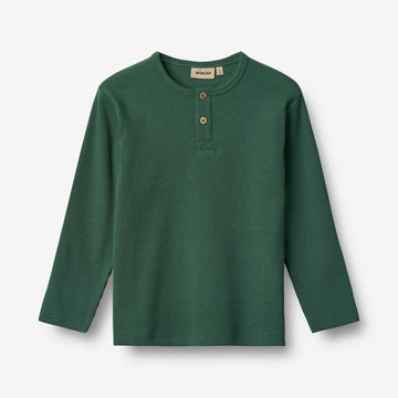 Wheat Main T-shirt L/S Morris Jersey Tops and T-Shirts 4140 green