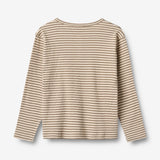 Wheat Main T-shirt L/S Morris Jersey Tops and T-Shirts 9570 stone stripe