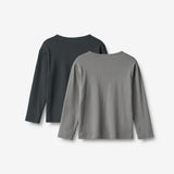 Wheat Main T-shirt L/S Morris T-Shirt 9624 flint