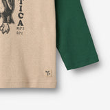 Wheat Main T-shirt L/S Rolf Jersey Tops and T-Shirts 9558 kale