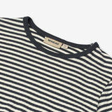 Wheat Main T-shirt L/S Stig T-Shirt 9432 navy rib stripe