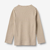 Wheat Main T-shirt L/S Stig Jersey Tops and T-Shirts 9570 stone stripe