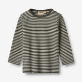 Wheat Main T-shirt L/S Stig Jersey Tops and T-Shirts 9577 winter forest stripe